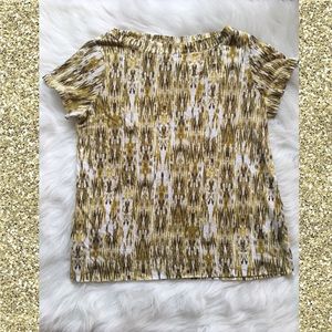 J Jill Love Linen green top size medium